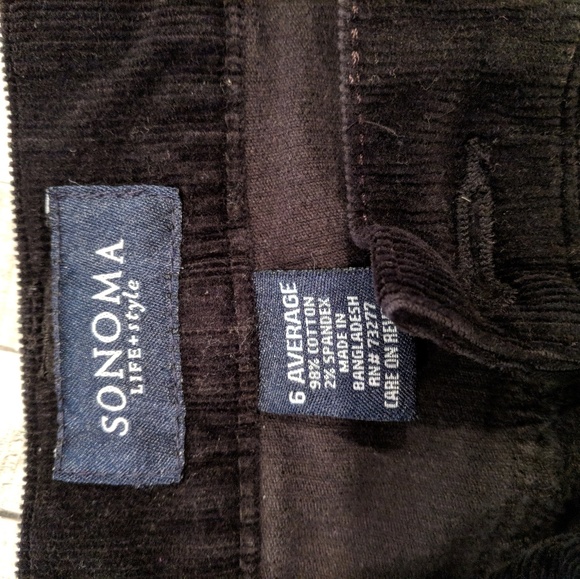 Black corduroy jeans - Picture 2 of 4